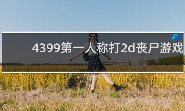 4399第一人称打2d丧尸游戏