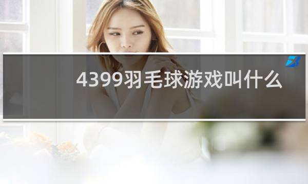 4399羽毛球游戏叫什么