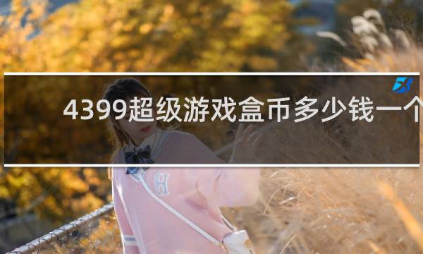 4399超级游戏盒币多少钱一个