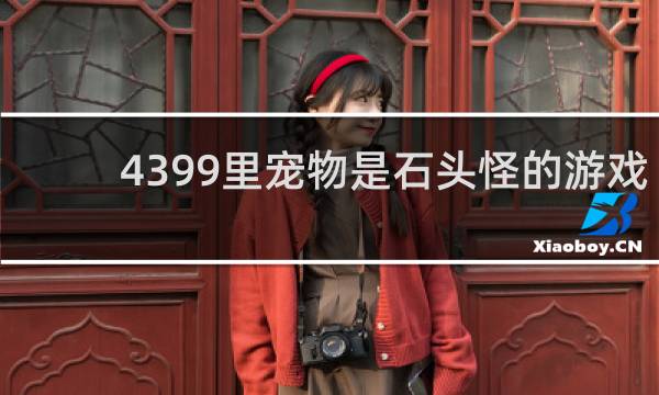 4399里宠物是石头怪的游戏