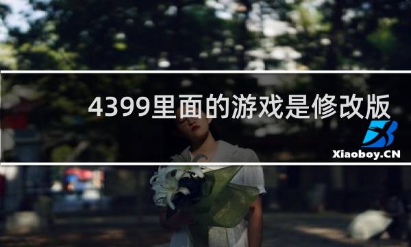 4399里面的游戏是修改版