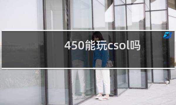 450能玩csol吗