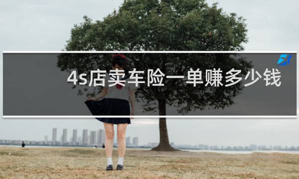 4s店卖车险一单赚多少钱