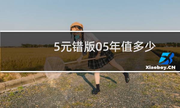 5元错版05年值多少