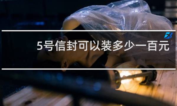5号信封可以装多少一百元