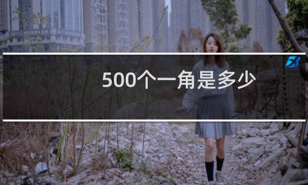 500个一角是多少