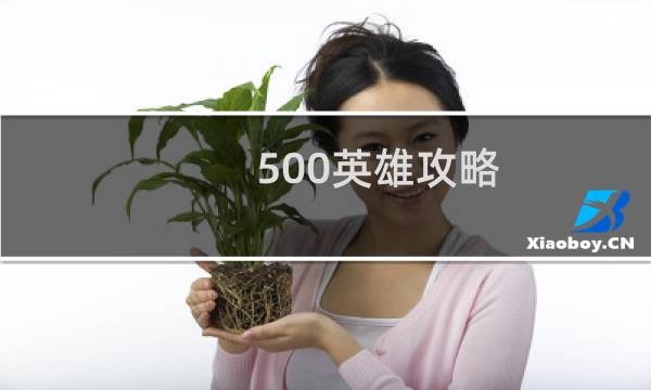 500英雄攻略