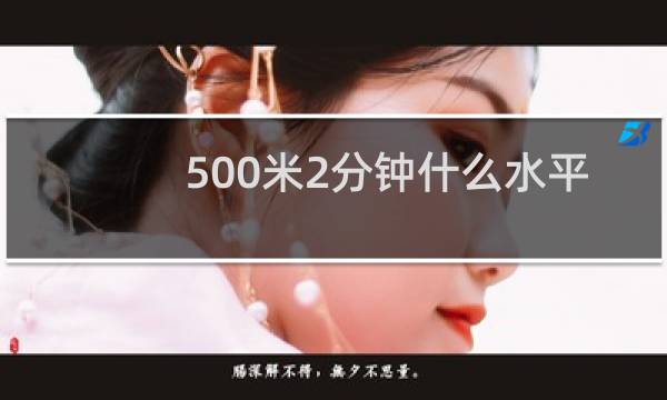 500米2分钟什么水平