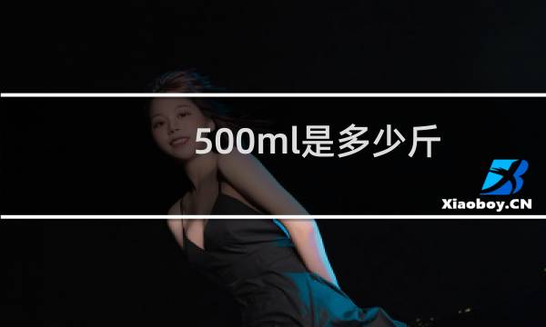 500ml是多少斤