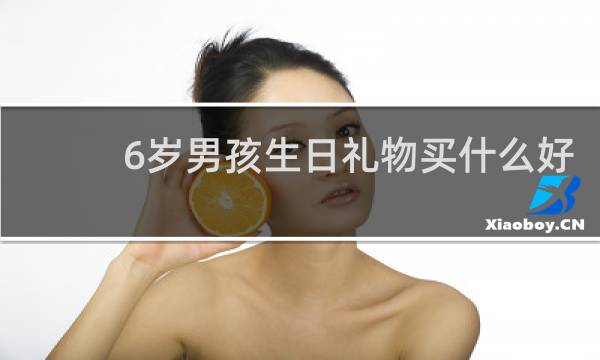 6岁男孩生日礼物买什么好