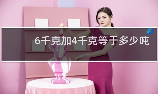 6千克加4千克等于多少吨