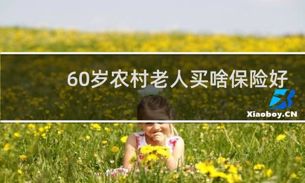 60岁农村老人买啥保险好