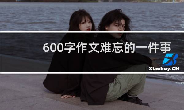 600字作文难忘的一件事