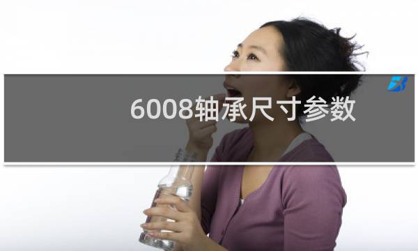 6008轴承尺寸参数