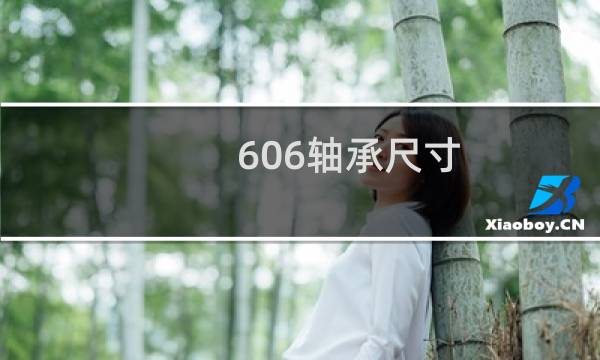 606轴承尺寸
