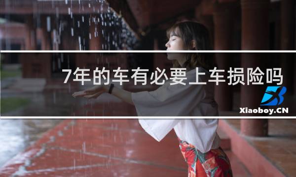 7年的车有必要上车损险吗