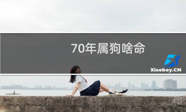 70年属狗啥命