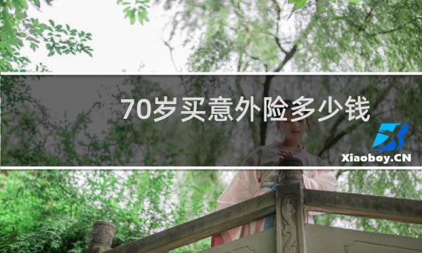 70岁买意外险多少钱