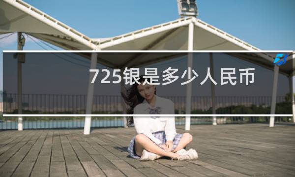 725银是多少人民币