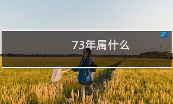 73年属什么