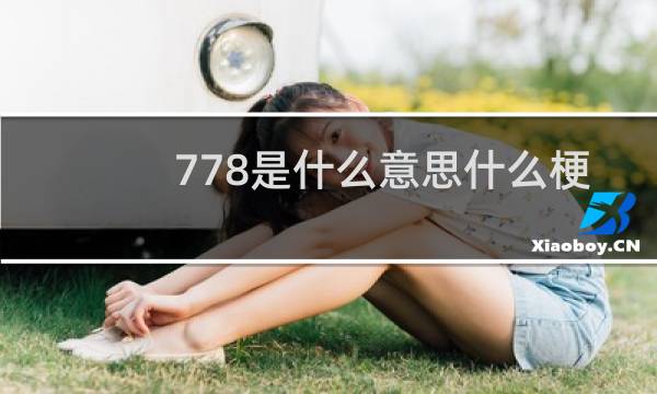 778是什么意思什么梗