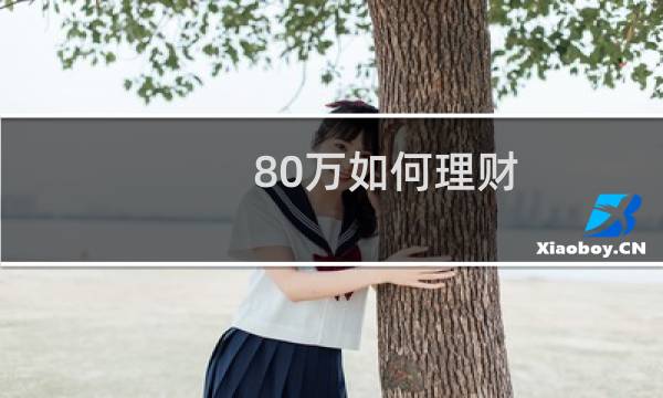80万如何理财