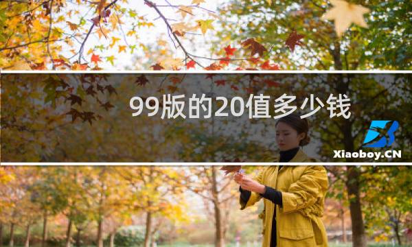 99版的20值多少钱