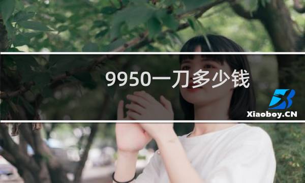 9950一刀多少钱