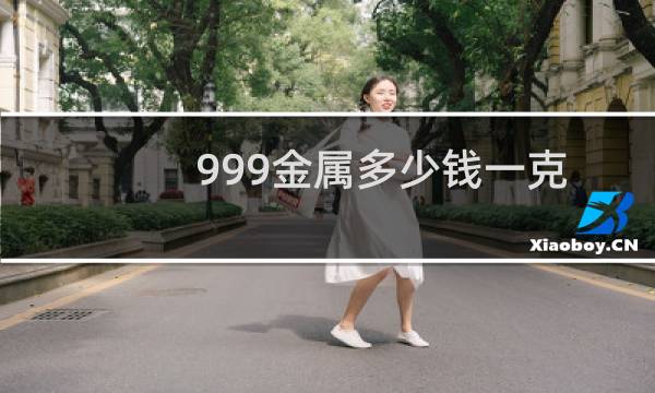 999金属多少钱一克