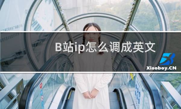 B站ip怎么调成英文