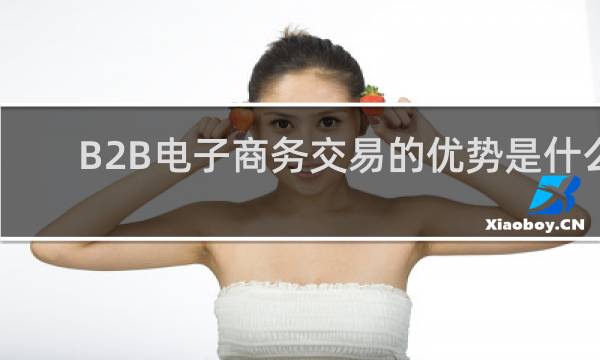 B2B电子商务交易的优势是什么