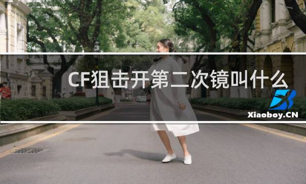 CF狙击开第二次镜叫什么