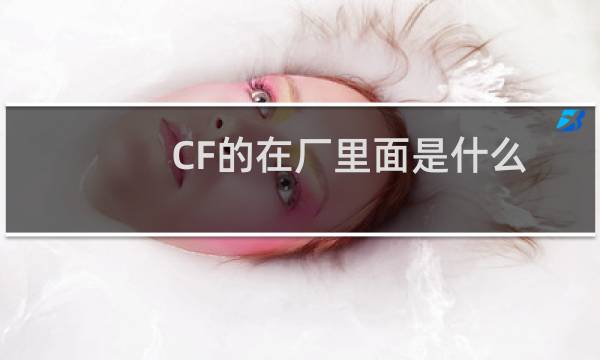 CF的在厂里面是什么