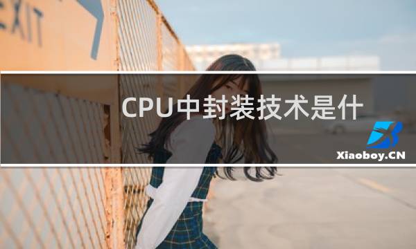 CPU中封装技术是什么