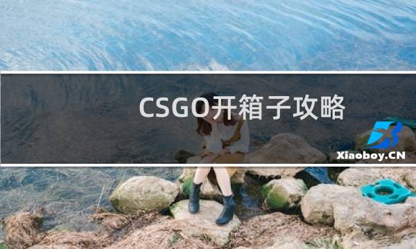 CSGO开箱子攻略