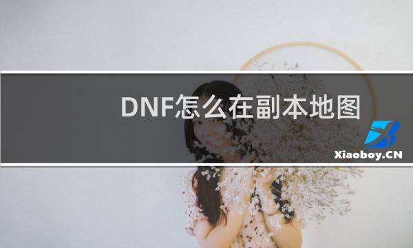 DNF怎么在副本地图中打开仓库