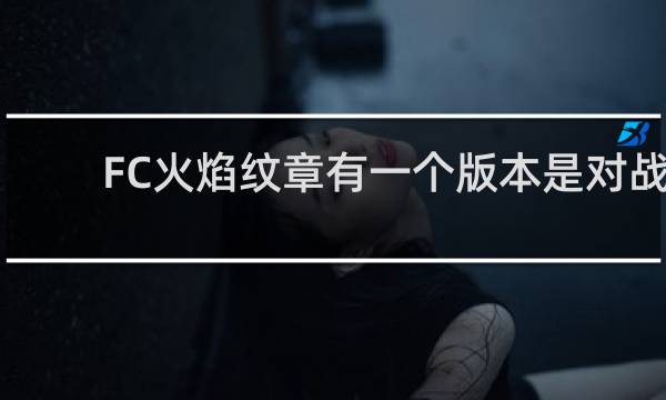 FC火焰纹章有一个版本是对战
