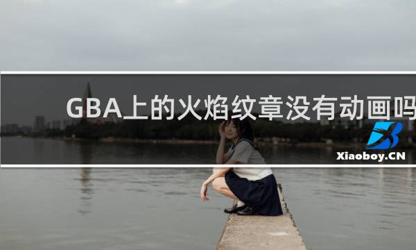GBA上的火焰纹章没有动画吗