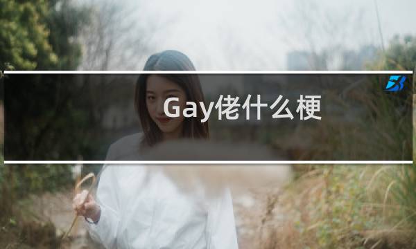 Gay佬什么梗