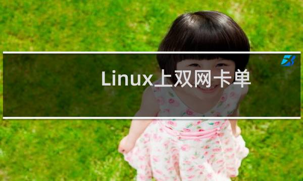 Linux上双网卡单网关设置方法步骤