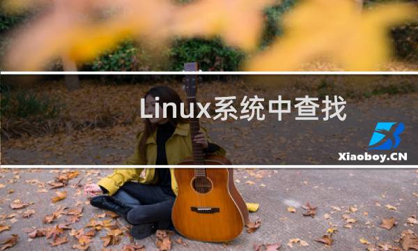 Linux系统中查找文件的方法