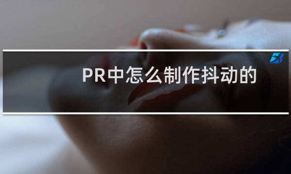 PR中怎么制作抖动的文字效果