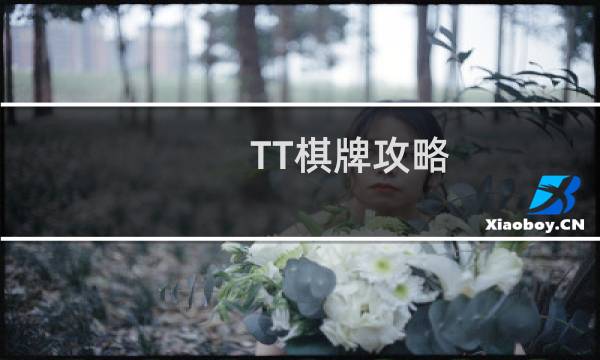 TT棋牌攻略