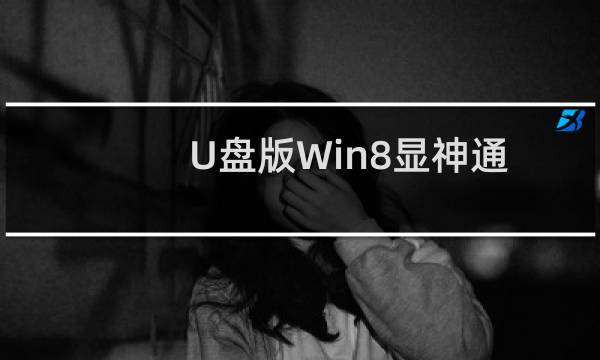 U盘版Win8显神通