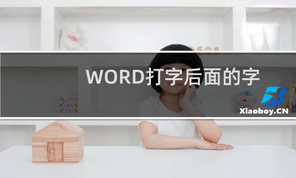 WORD打字后面的字消失怎么办？要修改插入与改写