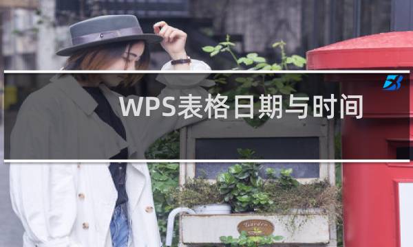 WPS表格日期与时间函数