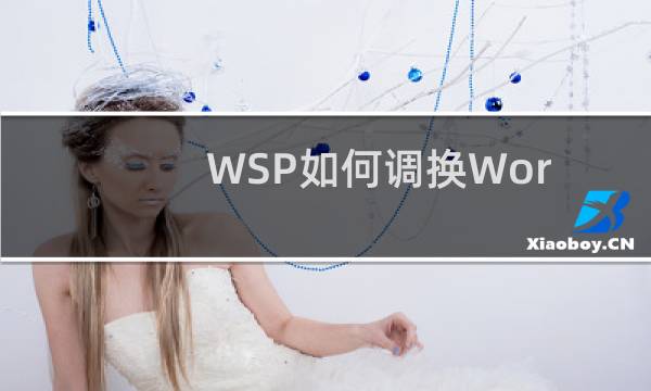 WSP如何调换Word文档页面顺序