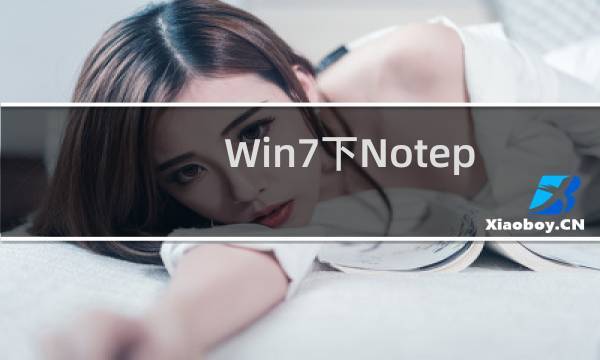 Win7下Notepad++的显示Bug