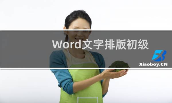 Word文字排版初级教程