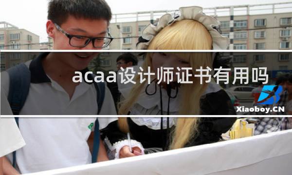 acaa设计师证书有用吗